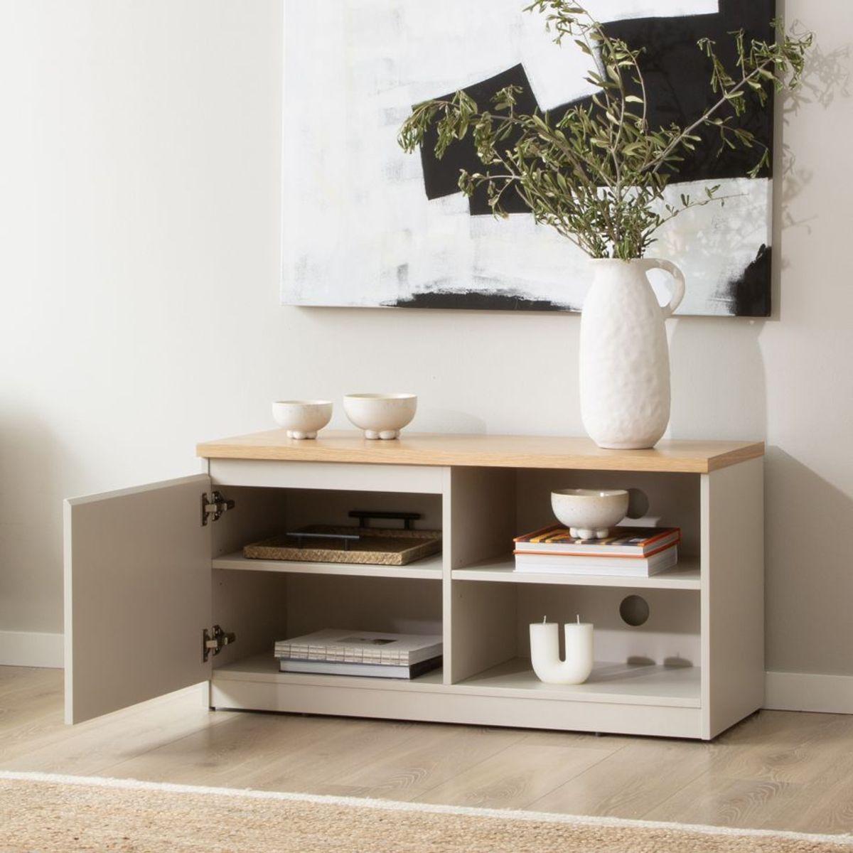 NACION MUEBLES - COMODA ALICE COLOR BEIGE NM