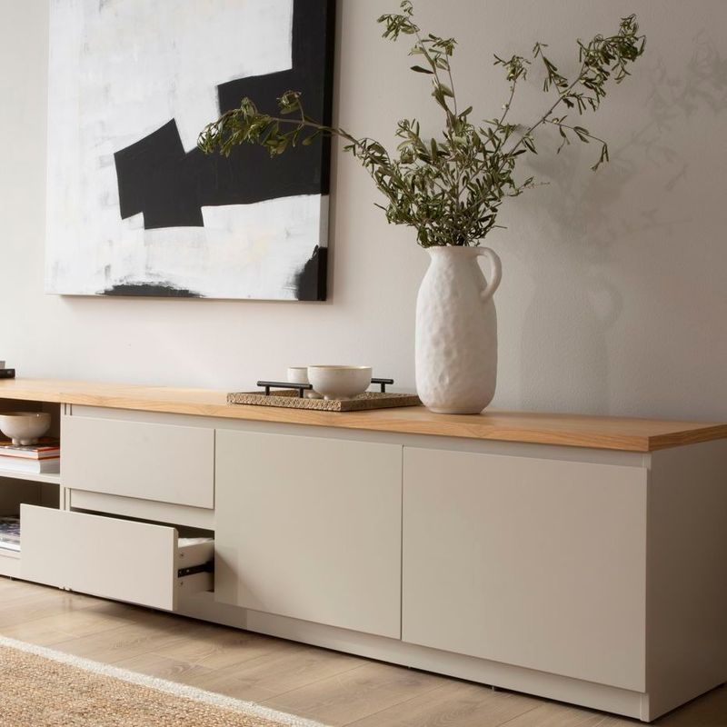 NACION MUEBLES - COMODA ALEXA COLOR BEIGE NM