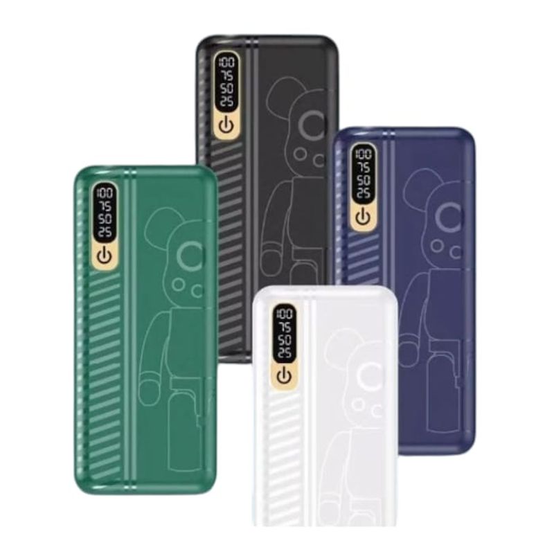 GENERICO - Batería portátil 20000 mAh con Linterna LED Recargable