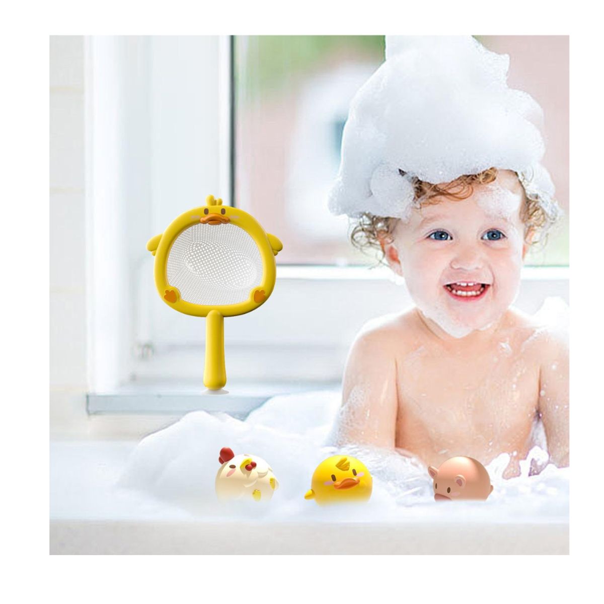 GENERICO - JUEGO DE PESCA + 3 ANIMALITOS CON LUCES MOD.2