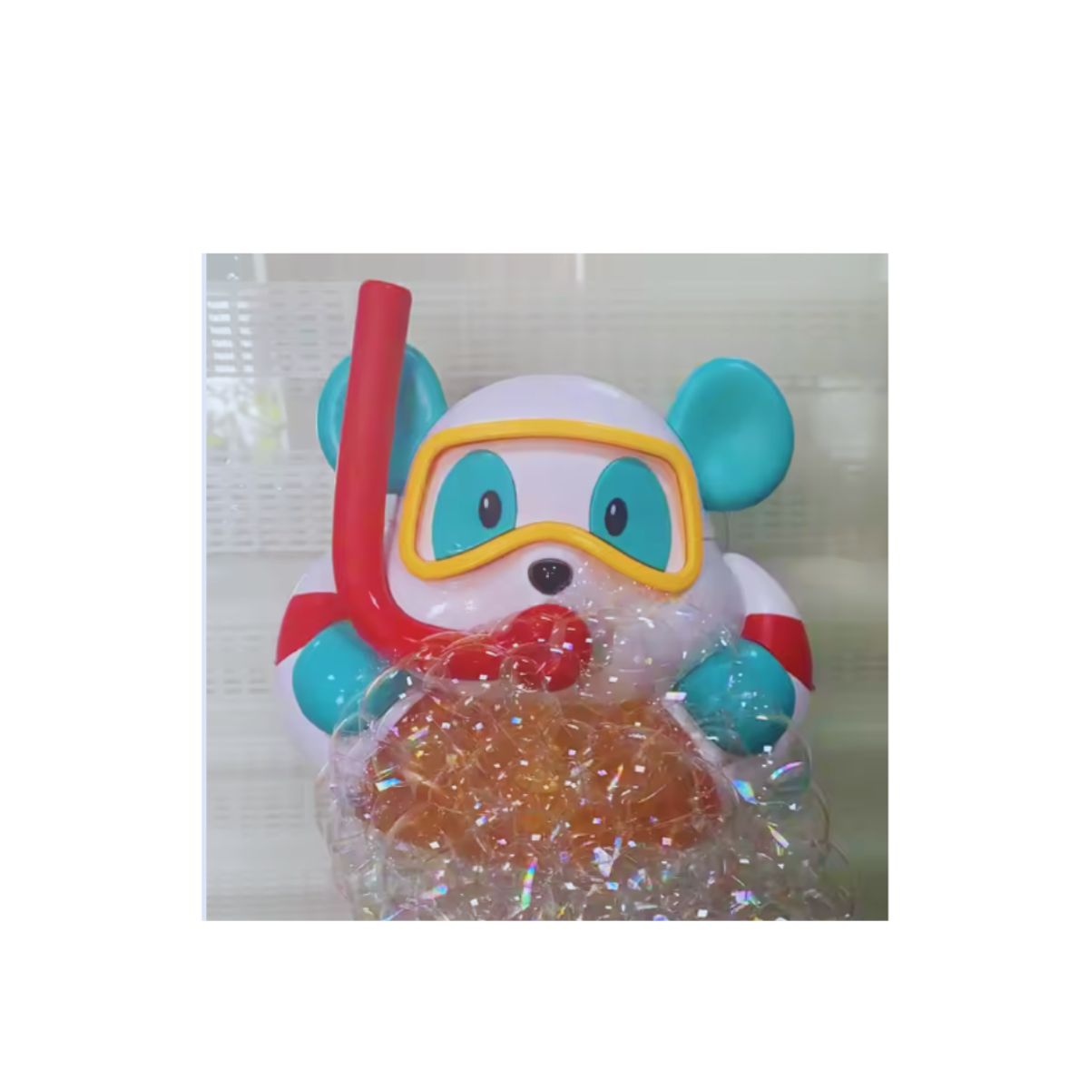 GENERICO - Juguete Osito Buceador de Burbujas de Baño con Música