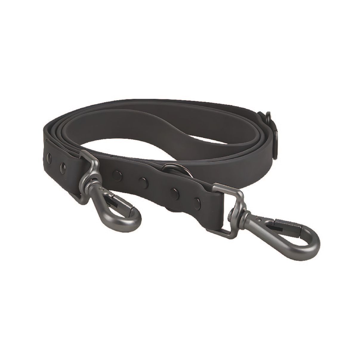 S&T - Correa Para Perros PVC Impermeable Negro - Talla S