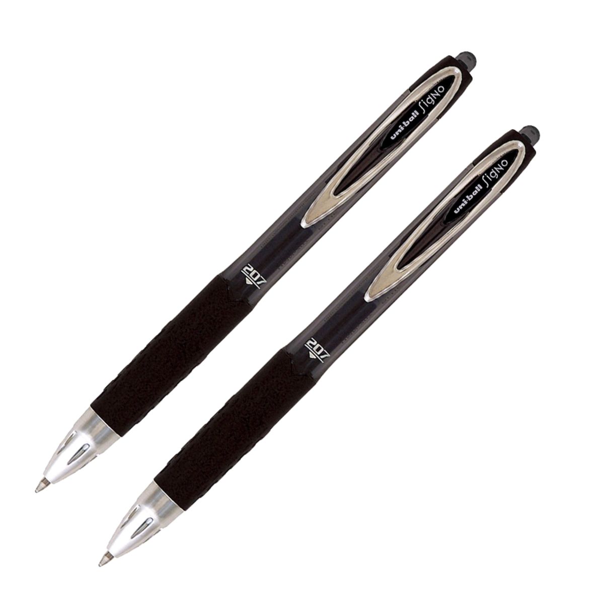 UNI BALL - UNI Signo UMN-207 Bolígrafo Tinta Gel Retráctil Negro x 2