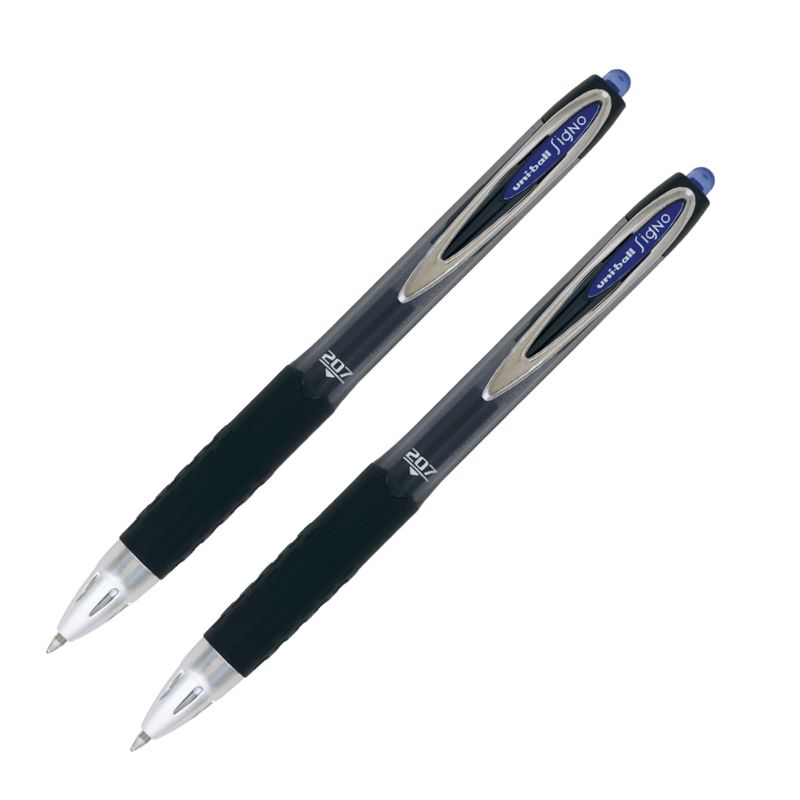 UNI BALL - UNI Signo UMN-207 Bolígrafo Tinta Gel Retráctil Azul x 2