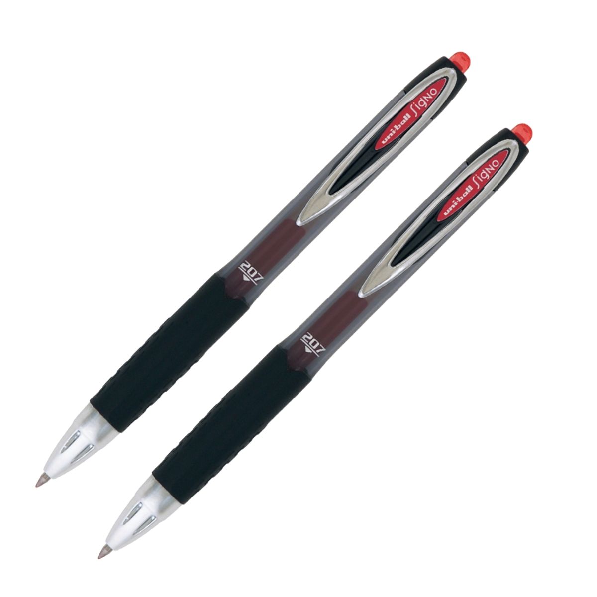 UNI BALL - UNI Signo UMN-207 Bolígrafo Tinta Gel Retráctil Rojo x 2