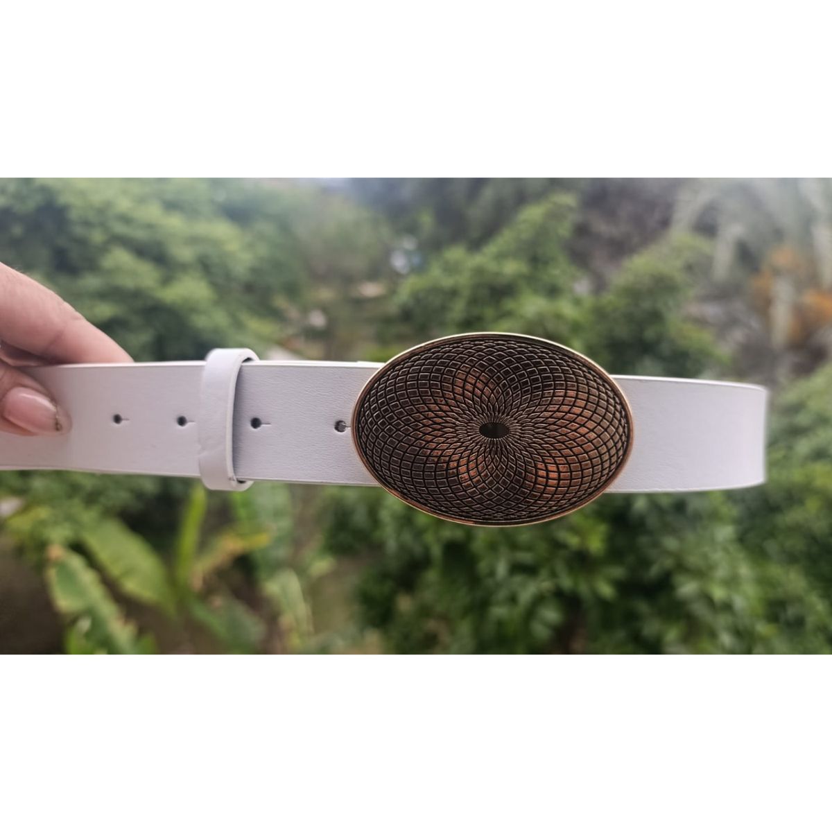 GENERICO - Correa  Elegante  Para Mujer ModMandala Blanco