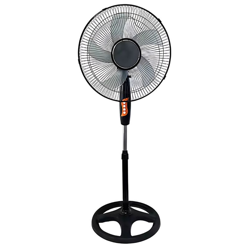 GENERICO - Ventilador Pedestal Regulable de 16" 5 Aspas y 3 Velocidades