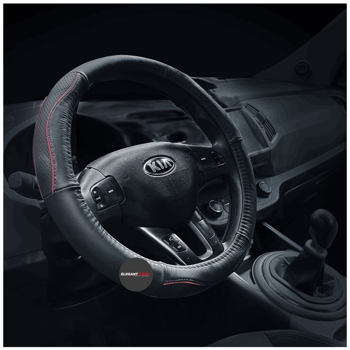 JET - Forro De Timón Antiestrés SP Color Negro