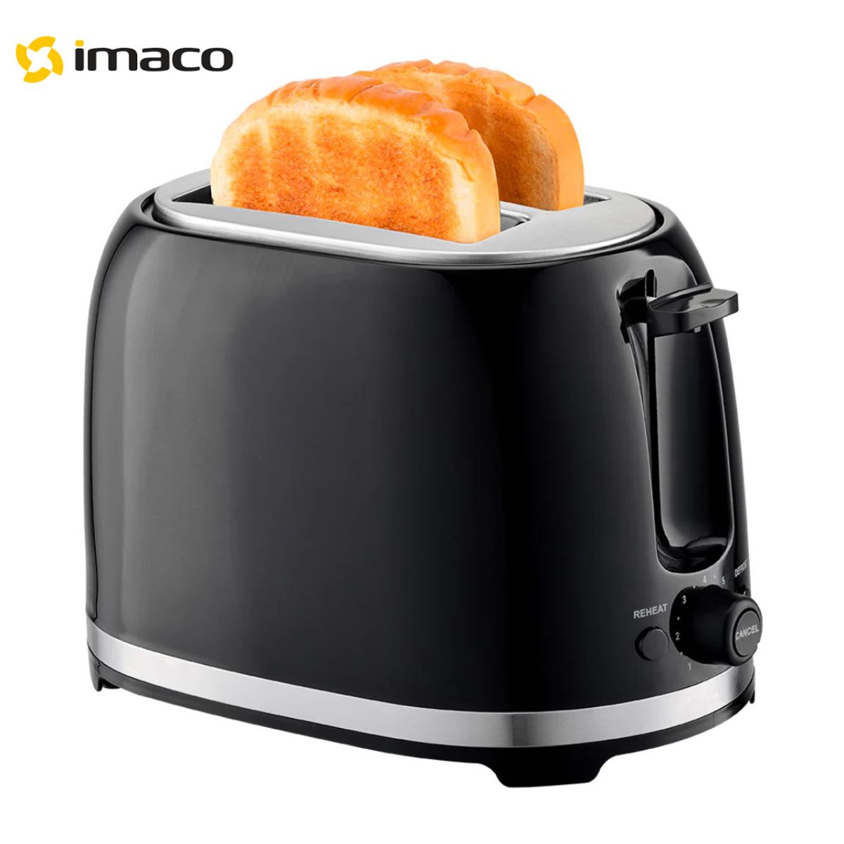 IMACO - Tostadora Imaco IBT2085N de 2 Panes 850 watts