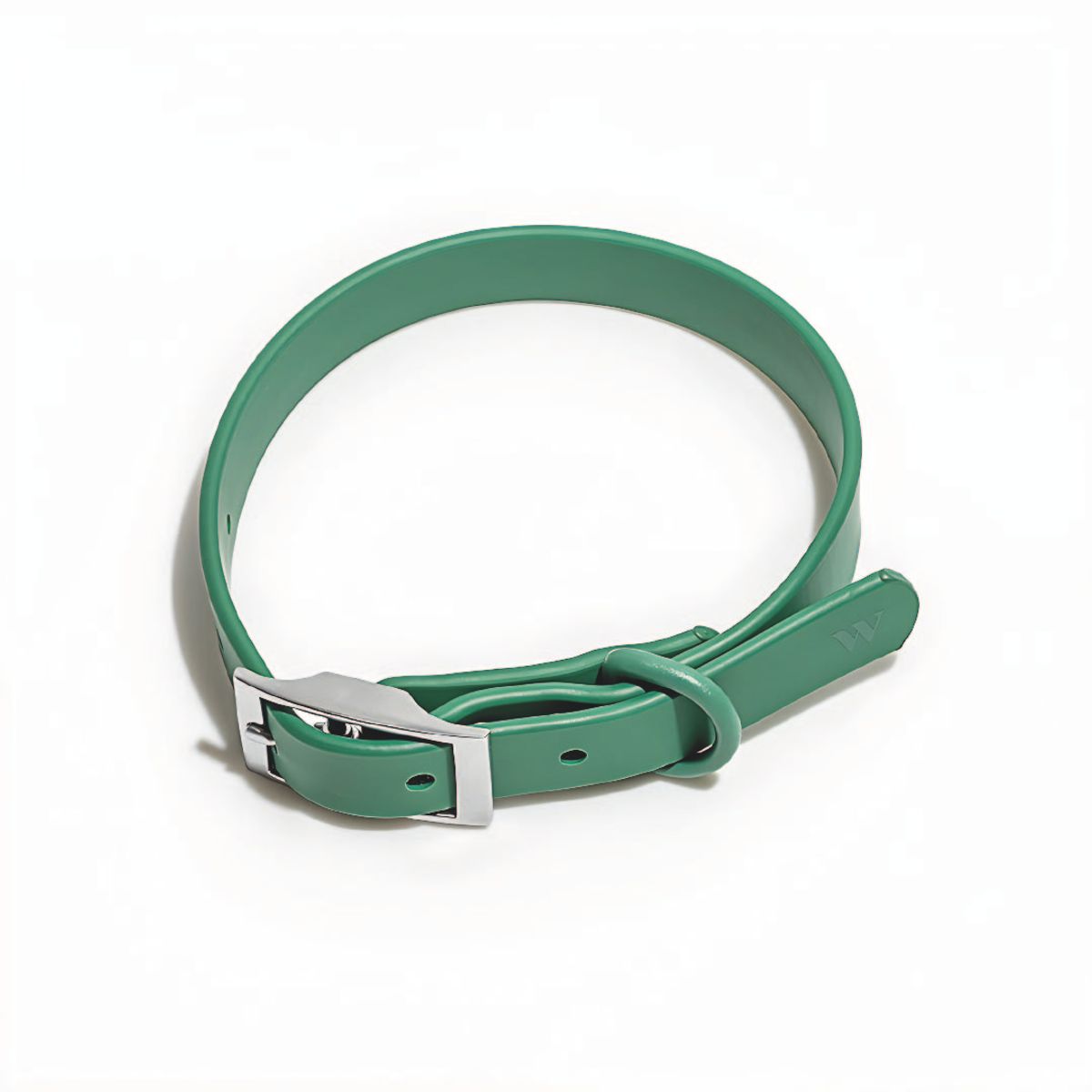 S&T - Collar Para Perros PVC Impermeable Verde - Talla S