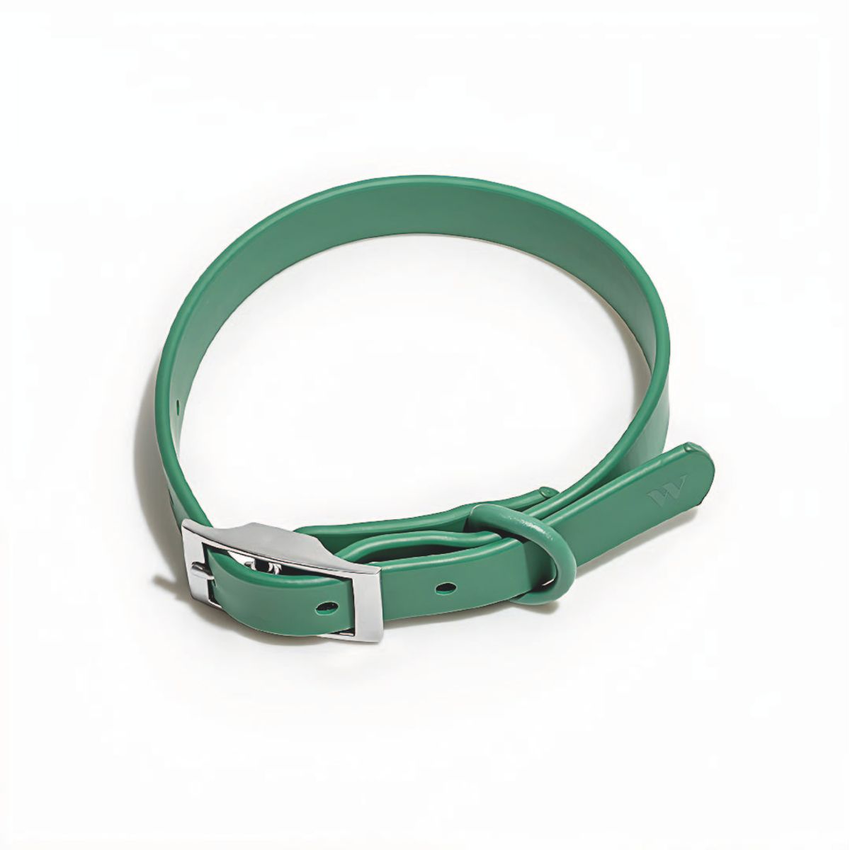 S&T - Collar Para Perros PVC Impermeable Verde - Talla S