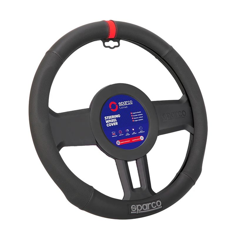 SPARCO - Funda de Timon Sparco rojo Sps136