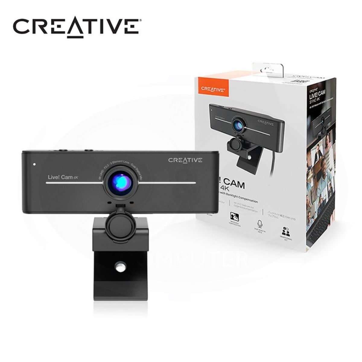 CREATIVE - CAMARA CREATIVE 4K UHD 2160P DUAL MIC USB