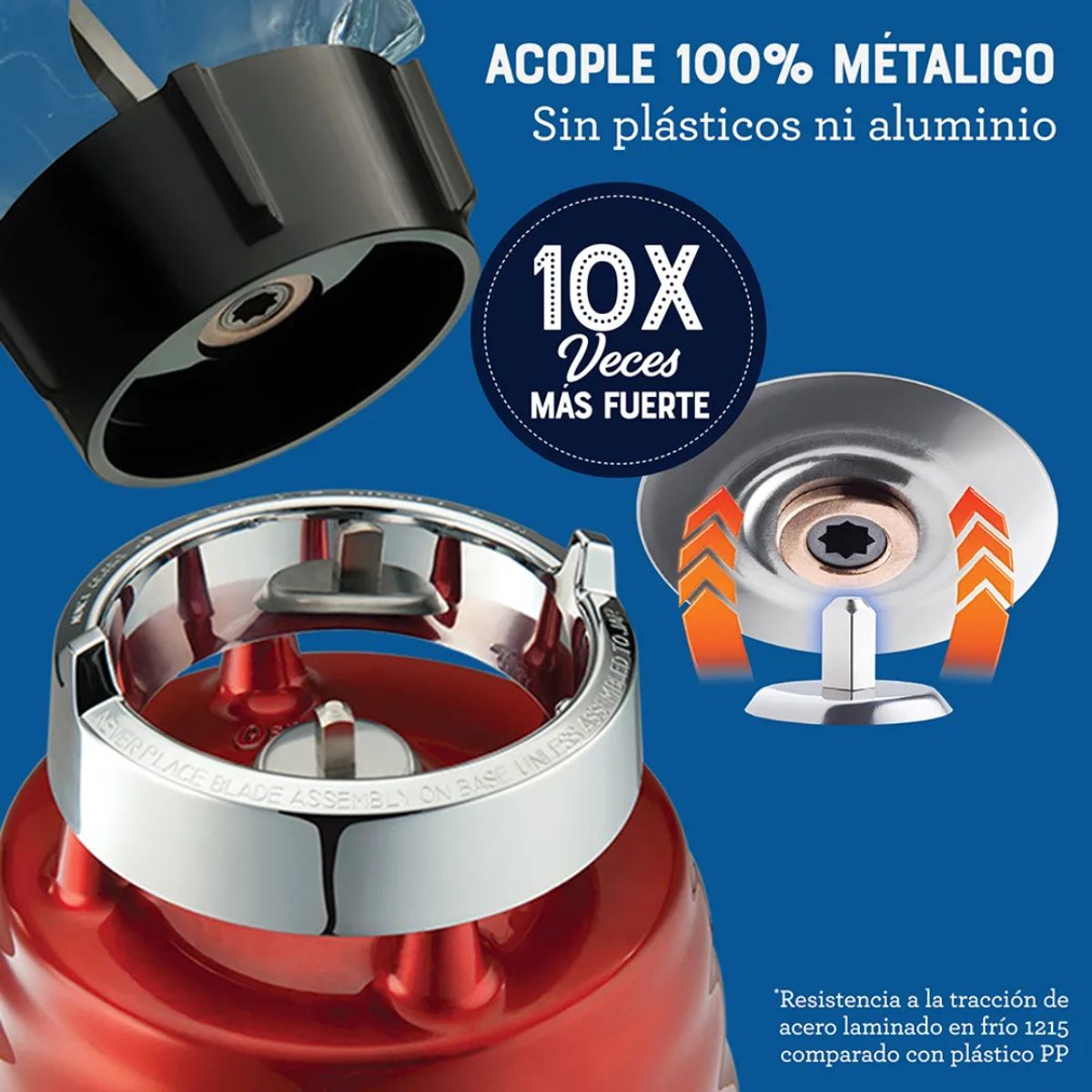 OSTER - Licuadora Oster 3 Vel 1.25 Lts BLST4126R