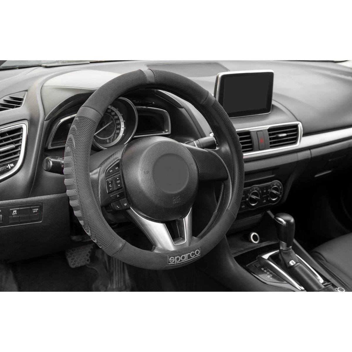 SPARCO - Funda de Timon Sparco masajeador gris Sps137