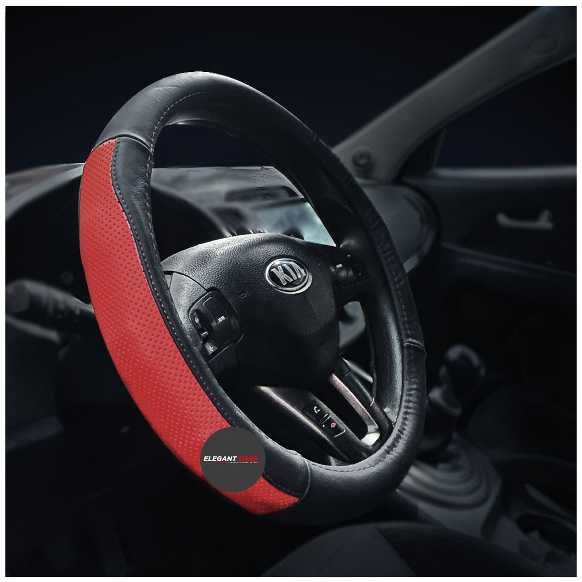 JET - Forro De Timón Cuero Diseño  Elegante 37-38cm