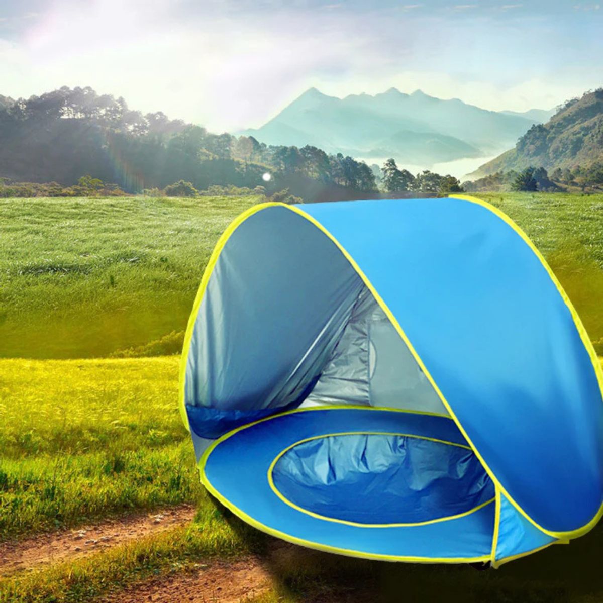 AURELA - SunTent™ - Carpa para Playa y Campo para Niños - Ballena