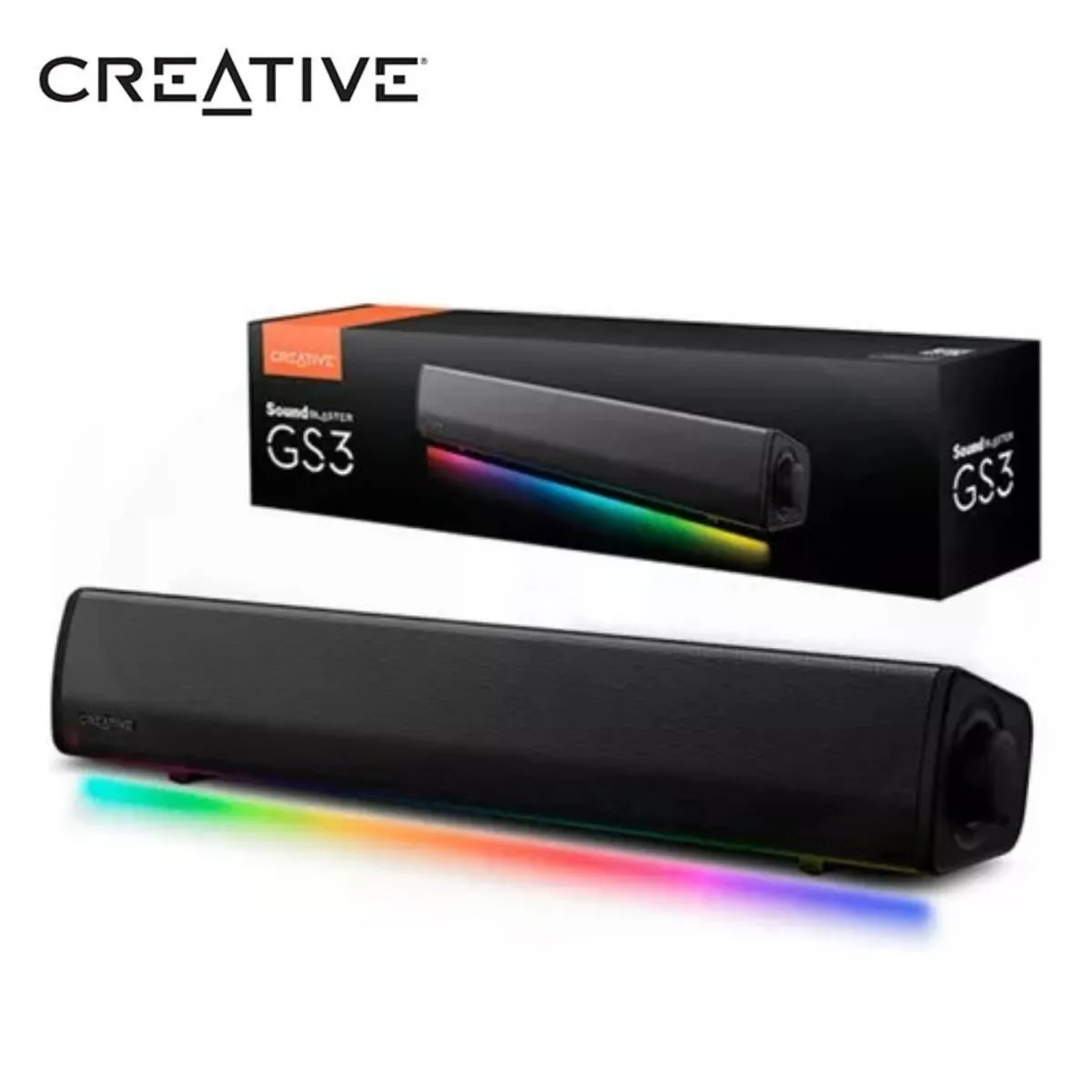 CREATIVE - PARLANTE CREATIVE GAMING SOUND BAR GS3 RGB 24W