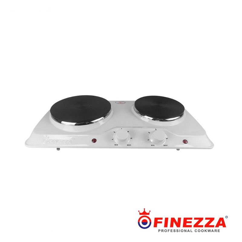 FINEZZA - Cocina Eléctrica Finezza 2 Hornillas FZ-204D4B