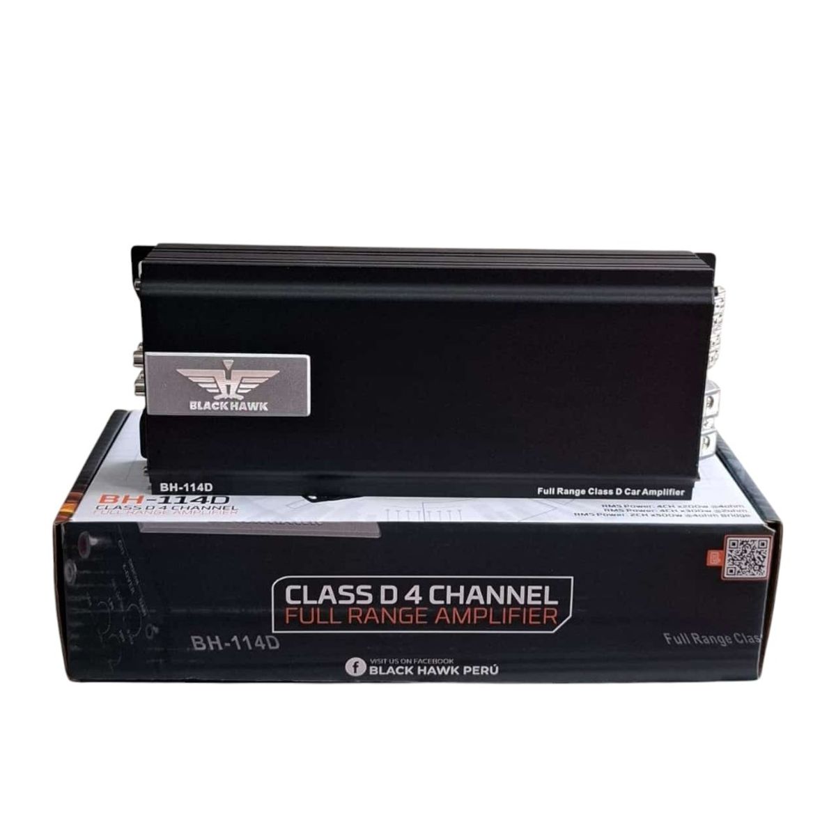 BLACK HAWK - Nuevo Amplificador Digital 4 Canales Black Hawk 4000W