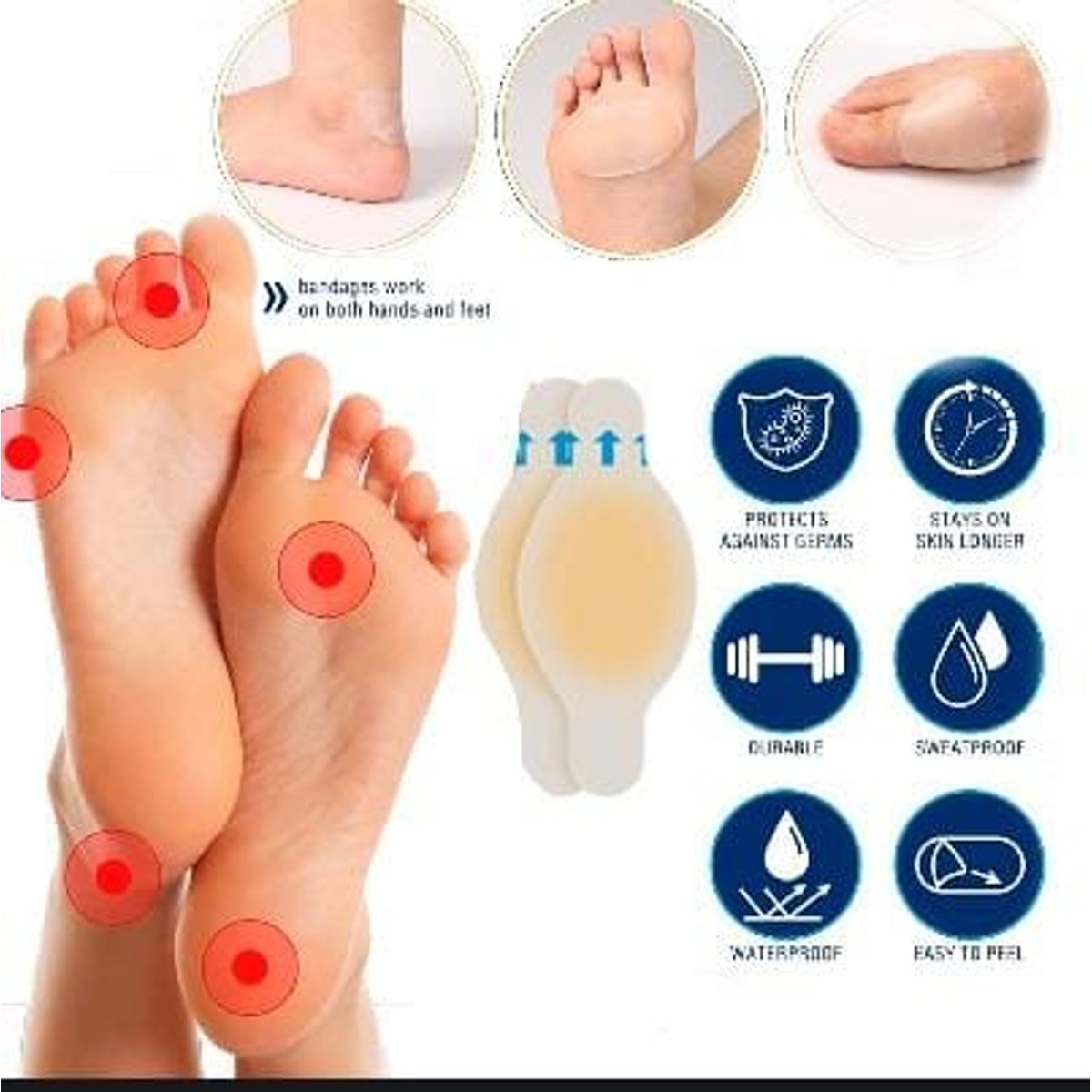 GENERICO - Pegatina de Gel suave para zapatos parche