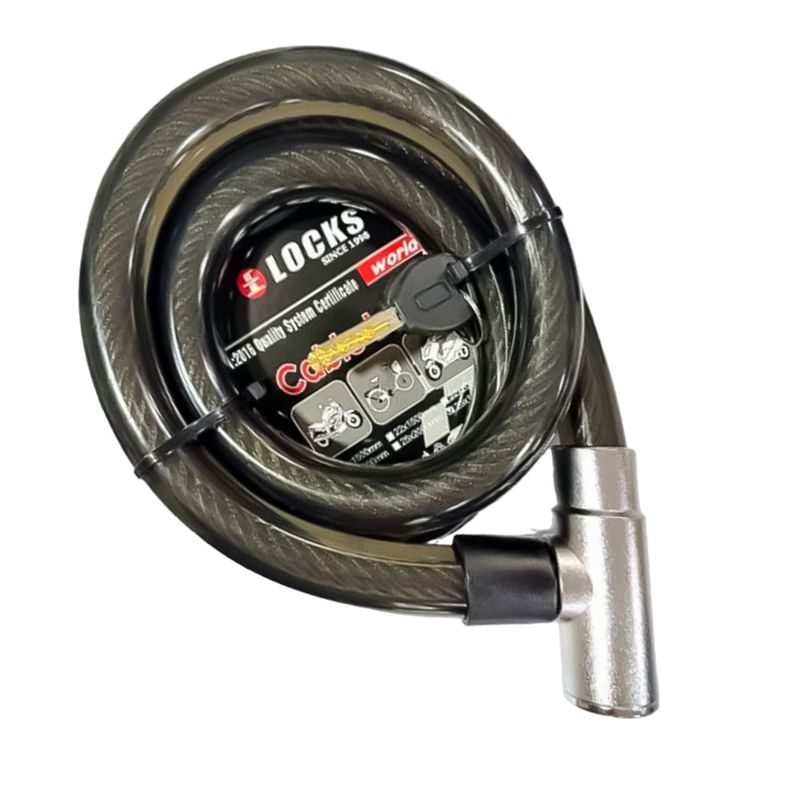 GENERICO - Cadena de Seguridad para Moto  Reforzada 15Mt x 20mm