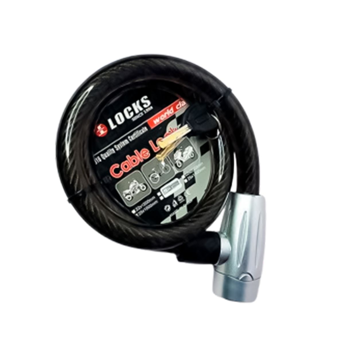 GENERICO - CADENA DE SEGURIDAD PARA MOTOCICLETA REF DE  1.5 mt  x  20 mm