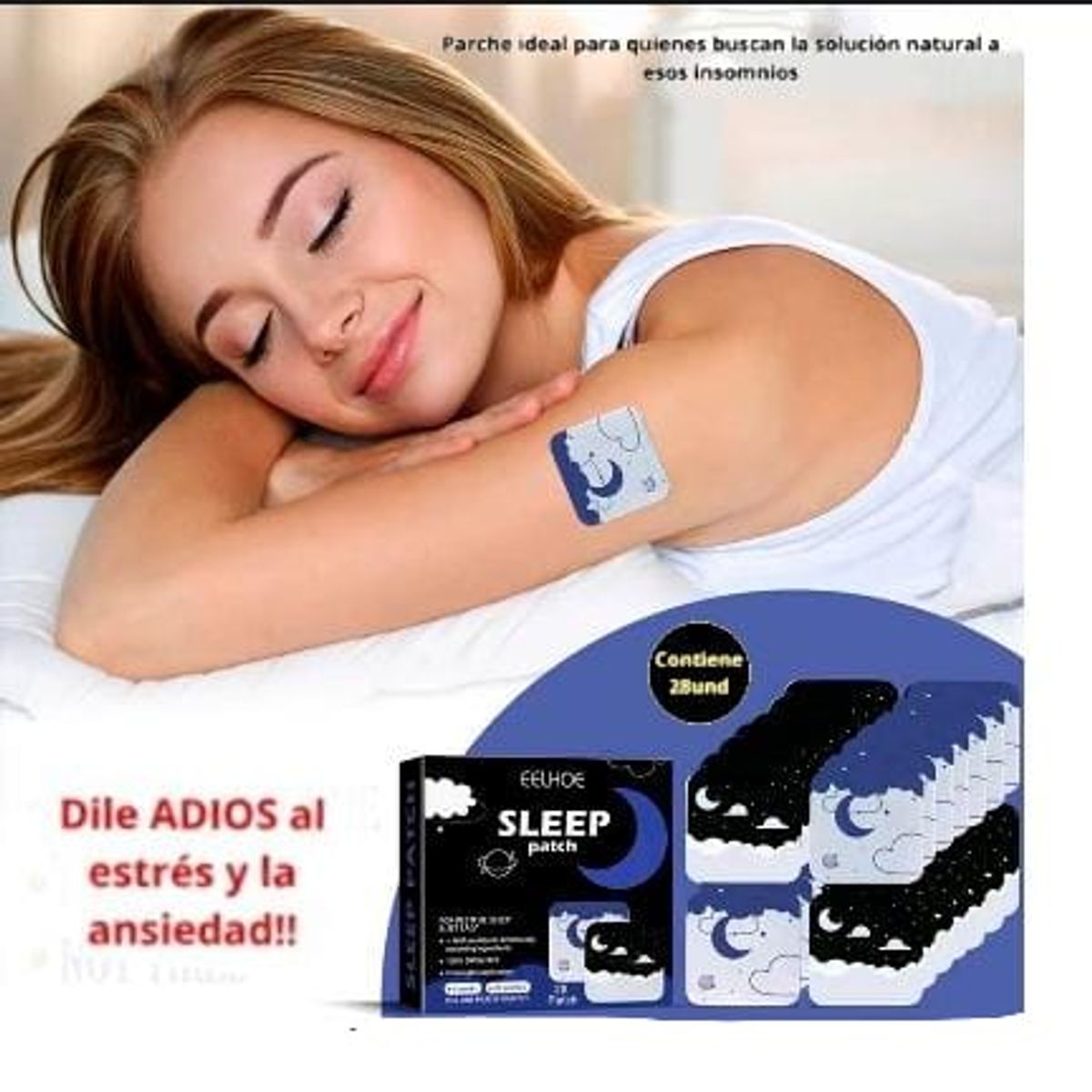 GENERICO - Parches para dormir 28 piezas