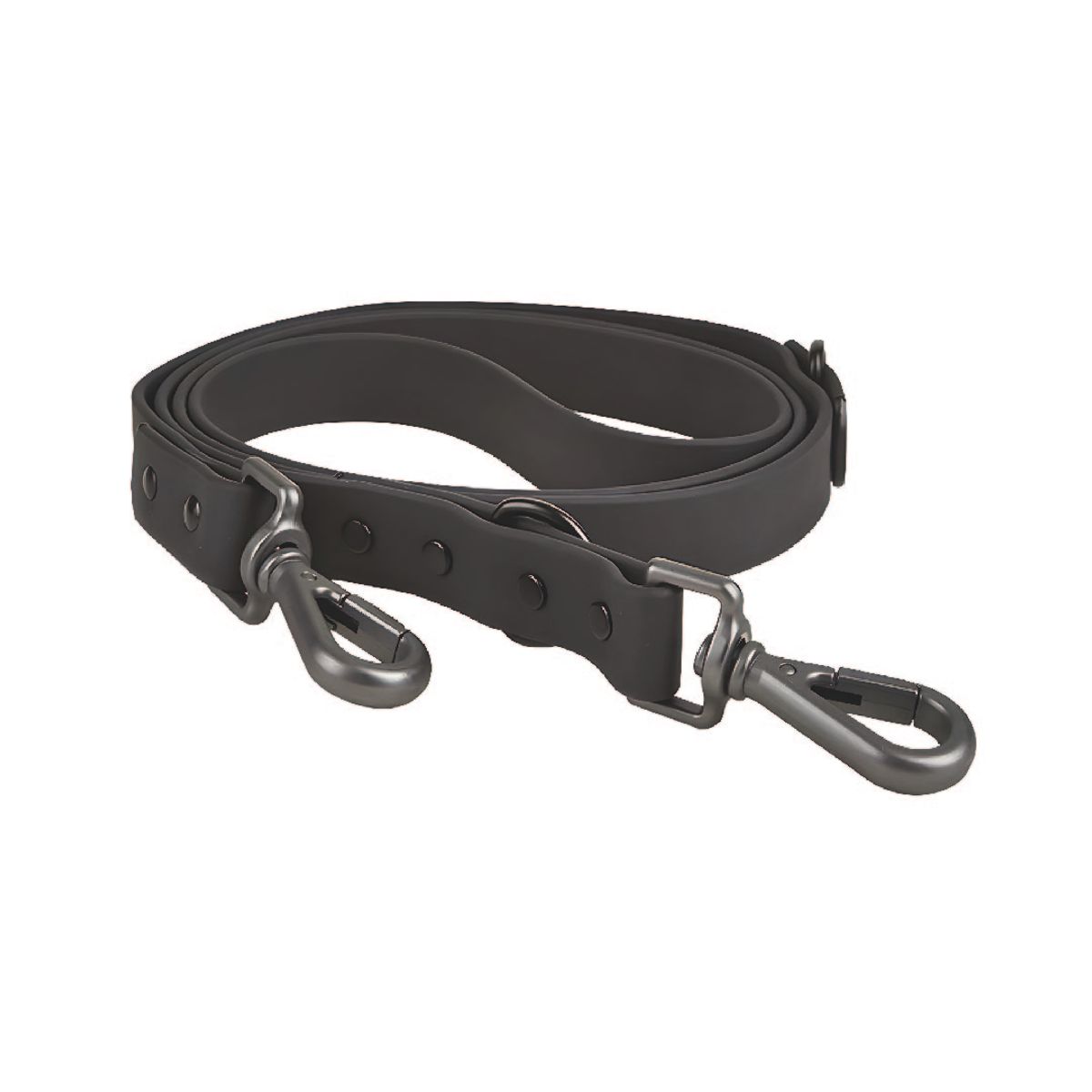 S&T - Correa Para Perros PVC Impermeable Negro - Talla M