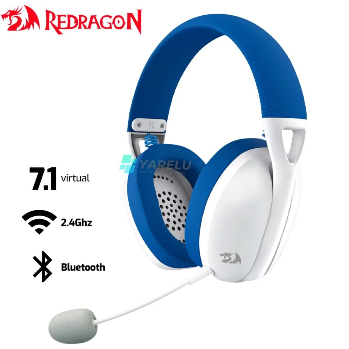 REDRAGON - Auriculares Redragon Ire Wireless H848B BLUE