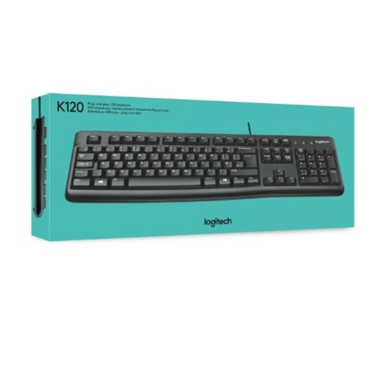 LOGITECH - Teclado Logitech K120 USB SP Black