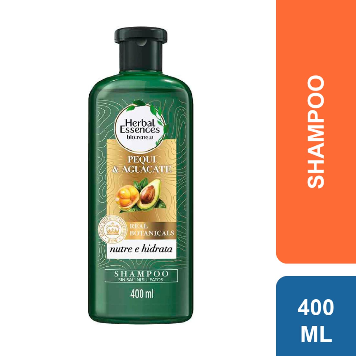 HERBAL ESSENCES - Shampoo Herbal Essences Pequi & Aguacate 400 ml