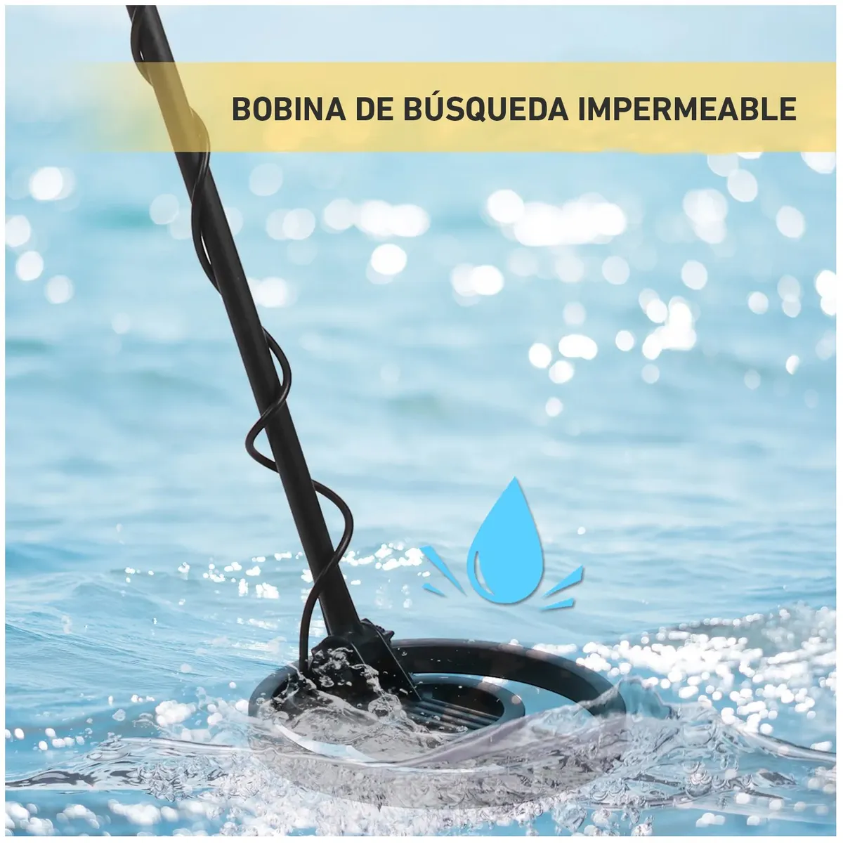 NEO DIGITAL - Detector de Metales subterráneo portátil con pantalla MD5090