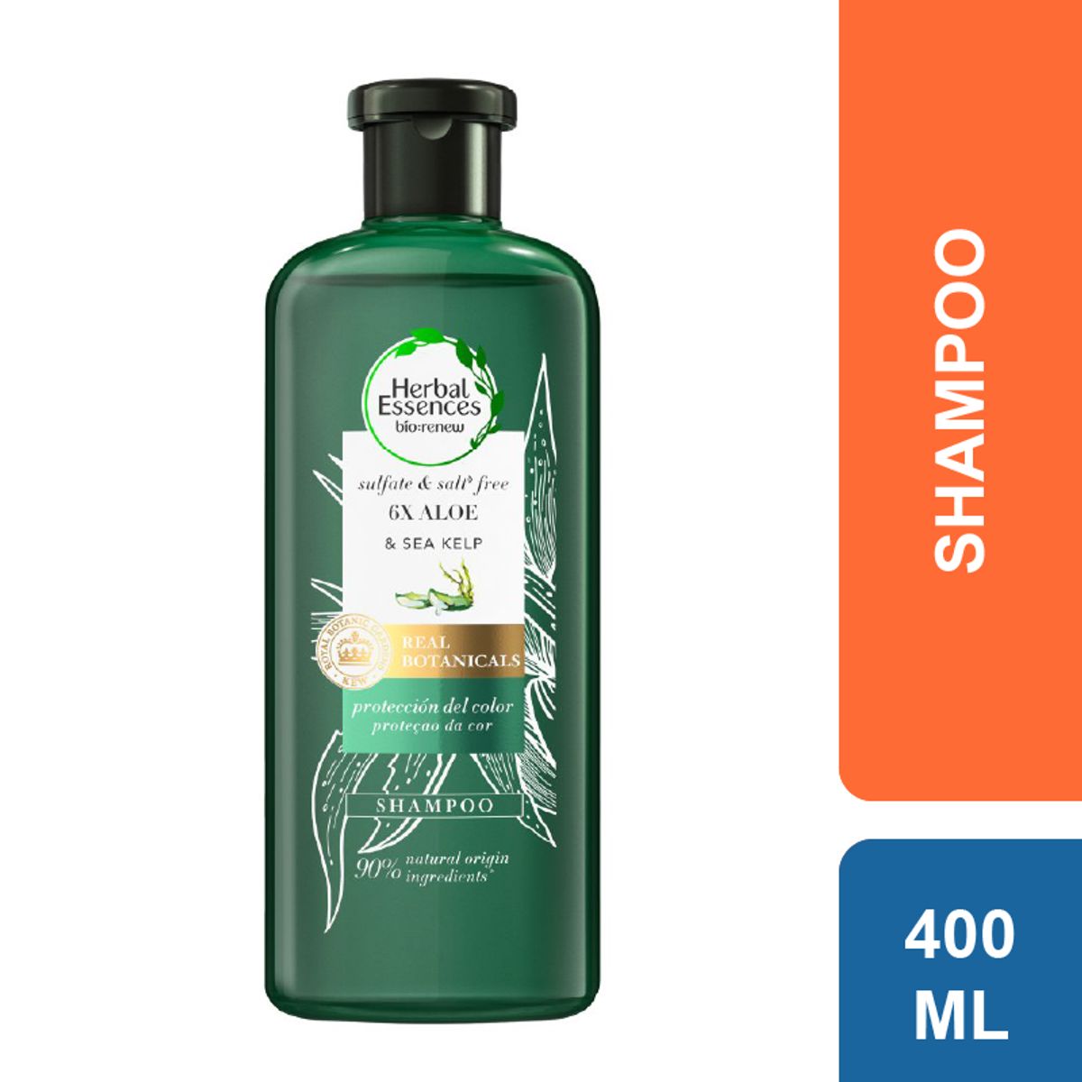 HERBAL ESSENCES - Shampoo Herbal Essences  6X Aloe & Algas 400 ml