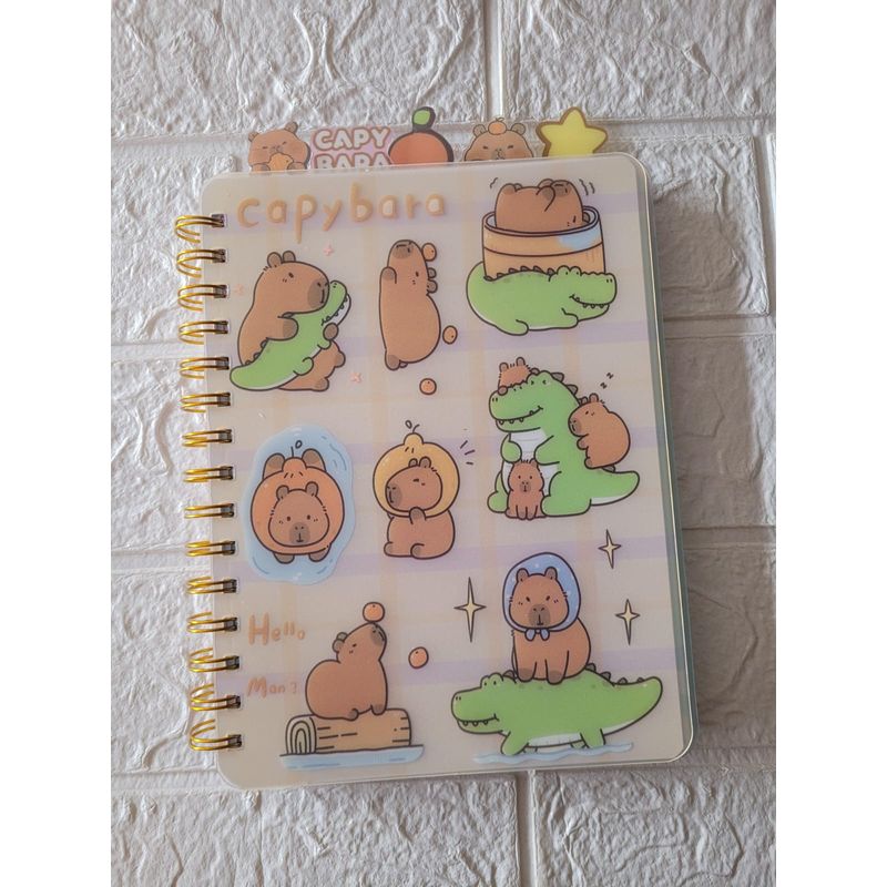 GENERICO - Cuaderno capibara anillado
