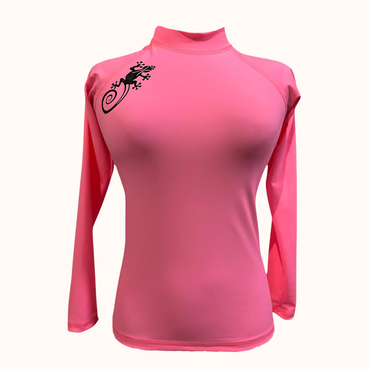 AQUA&MODA - LICRA CON PROTECCION UV AQUAMODA LAMMC MUJER CON CIERRE CORAL NEON