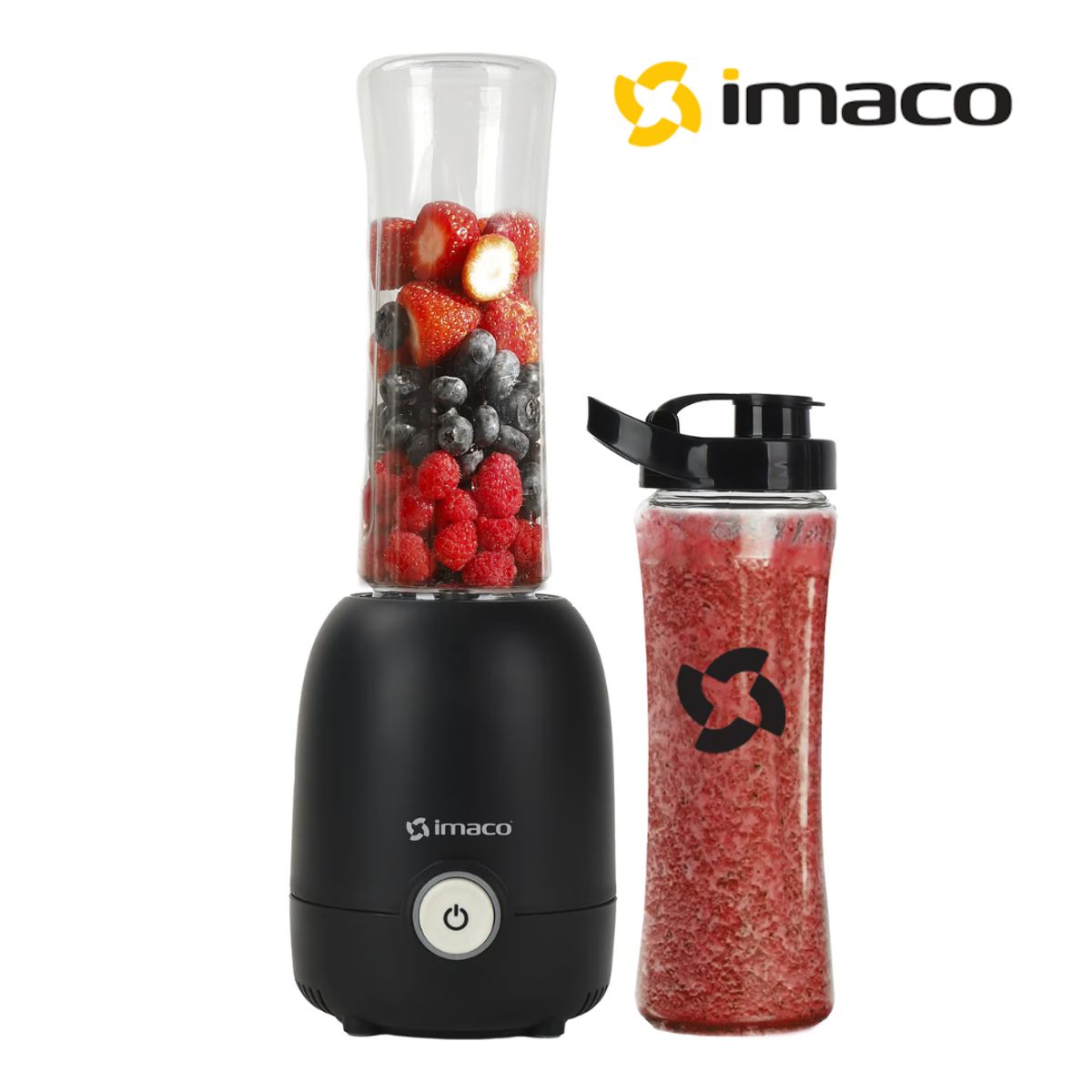 IMACO - Licuadora personal Imaco 600ml cvaso to-go quick mix