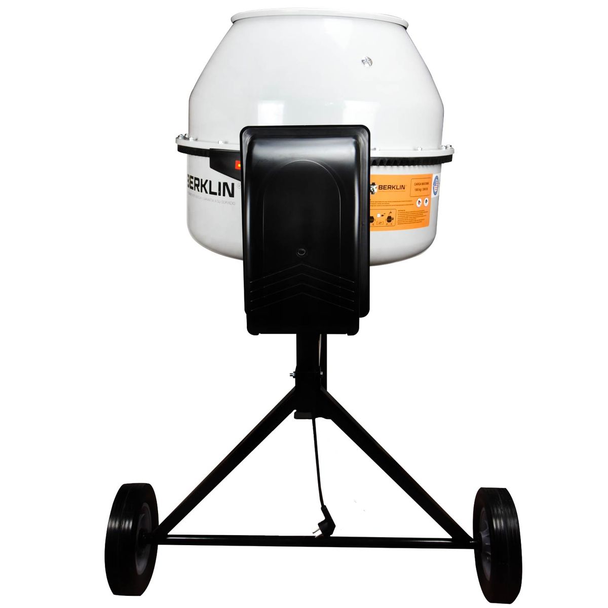 BERKLIN - TROMPO MEZCLADOR DE CONCRETO DE 250L CON 3 PALETAS 1.6HP