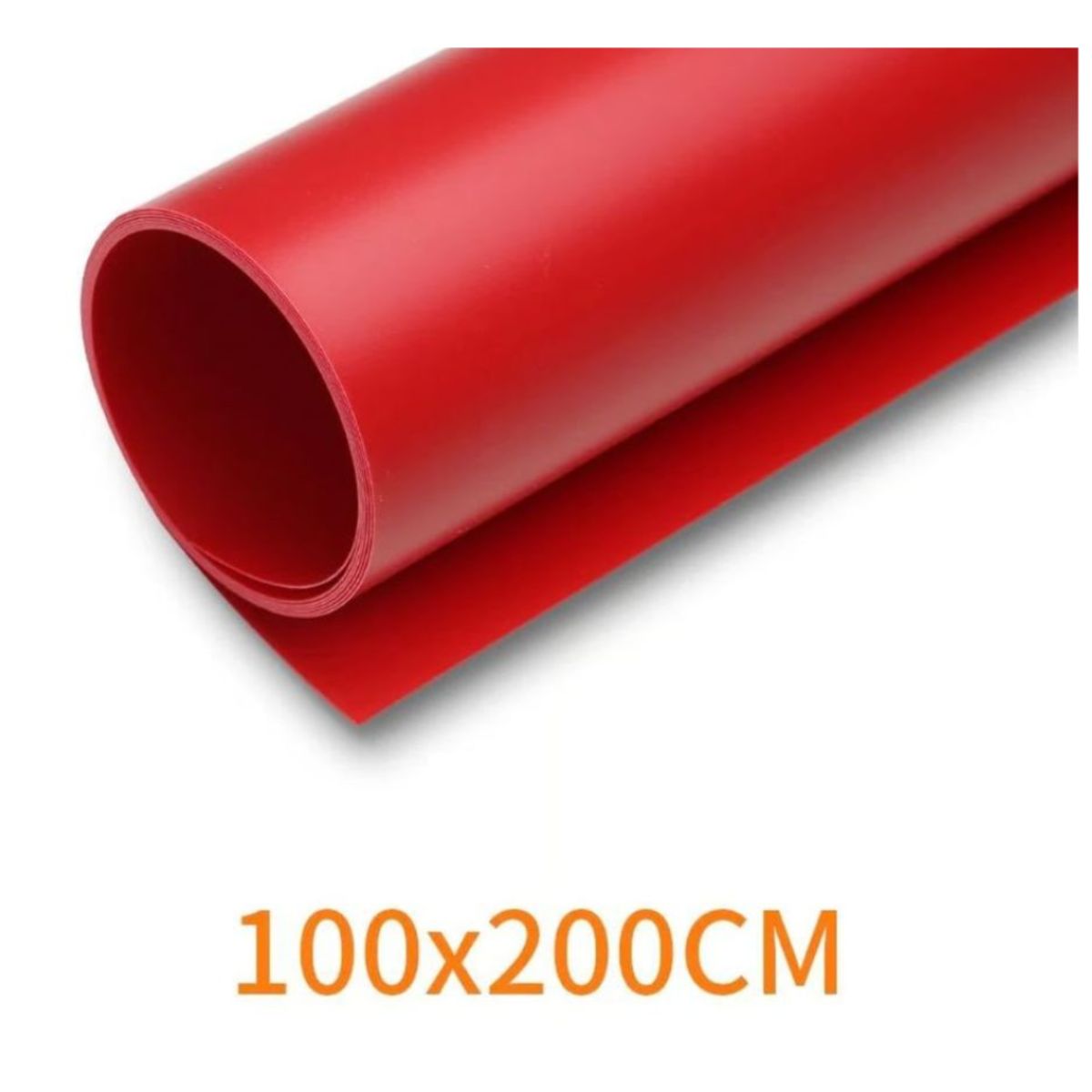 GENERICO - Fondo de PVC 100cmx200cm  para fotografia color ROJO