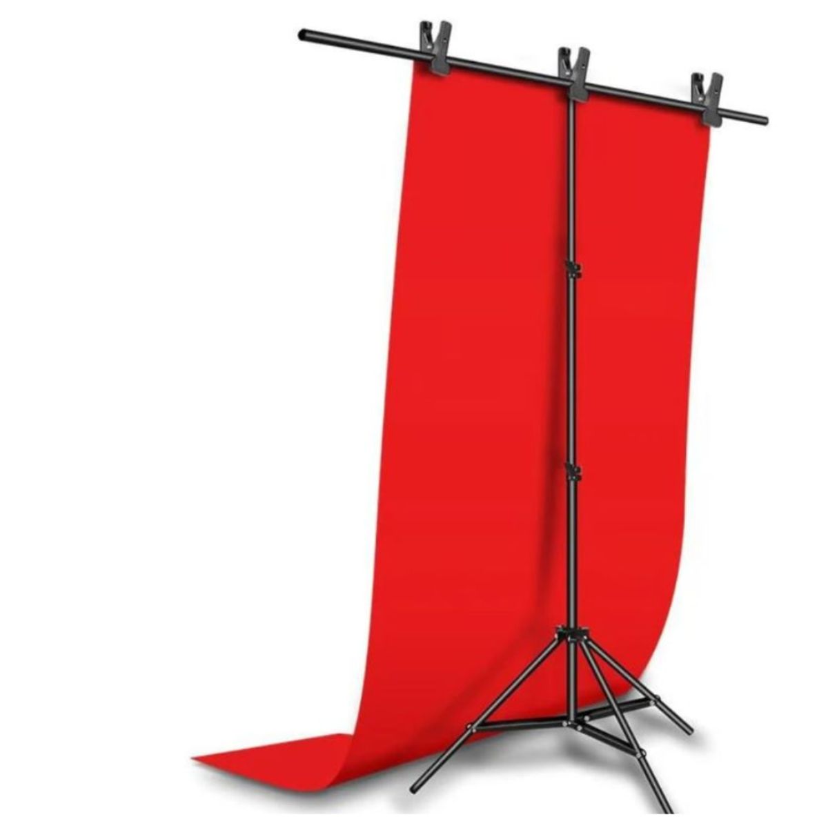 GENERICO - Fondo de PVC 100cmx200cm  para fotografia color ROJO