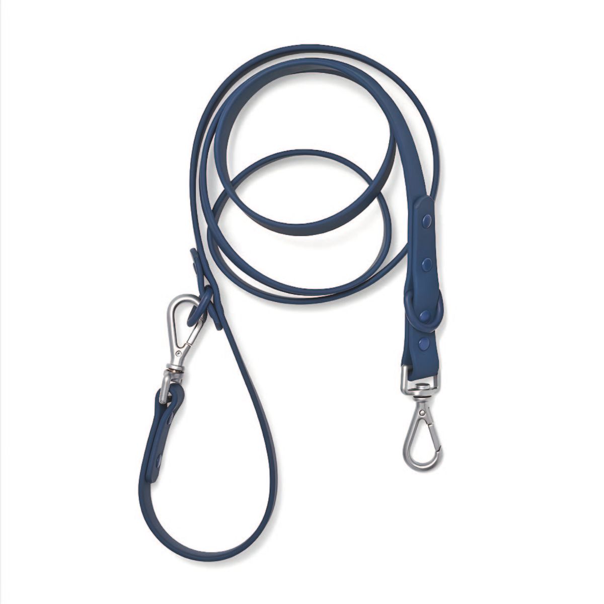 S&T - Correa Para Perros PVC Impermeable Azul Oscuro - Talla M