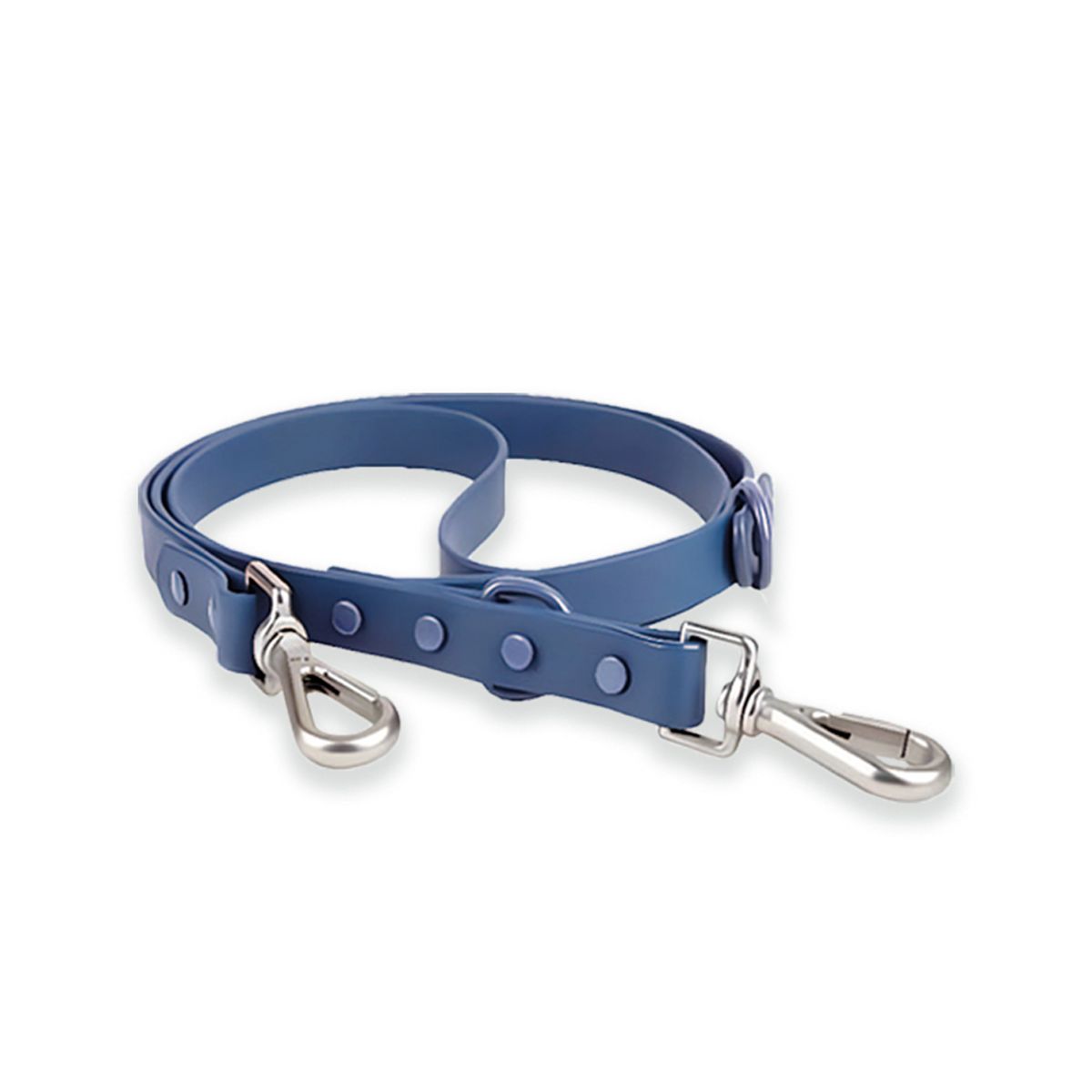 S&T - Correa Para Perros PVC Impermeable Azul Oscuro - Talla M