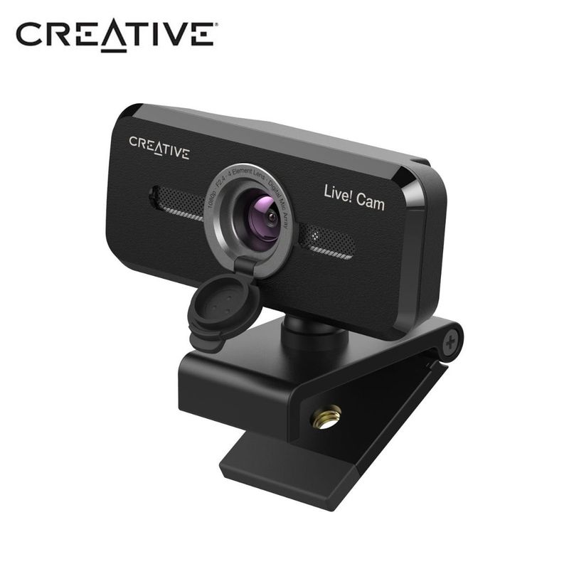 CREATIVE - CÁMARA CREATIVE LIVE CAM SYNC V2 FHD 1080P CON CABLE DUAL MICRO USB NEGRO