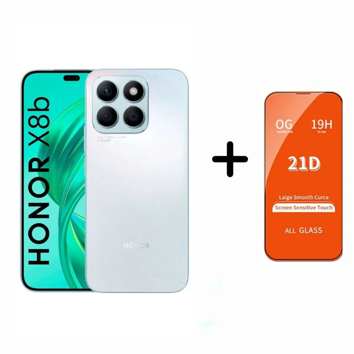 HONOR - HONOR X8B 8GB RAM 256GB - SILVER + Mica de Vidrio