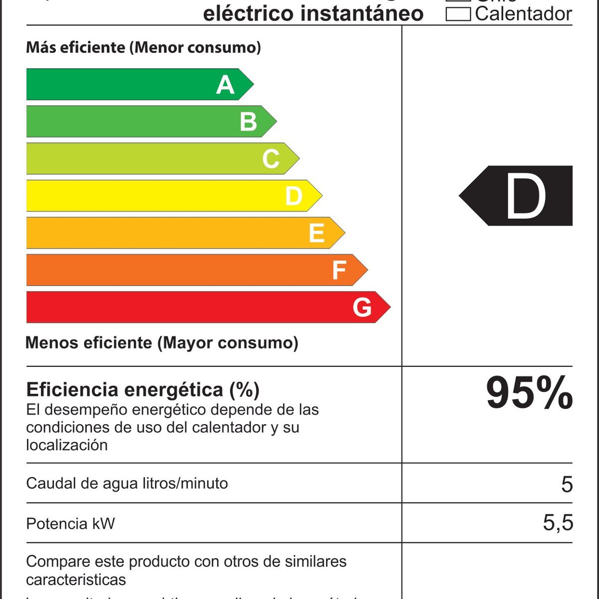 Lorenzetti - Ducha Electrica Instantanea Lorenzetti Maxi Ducha 3T 220V 5500W Ultra
