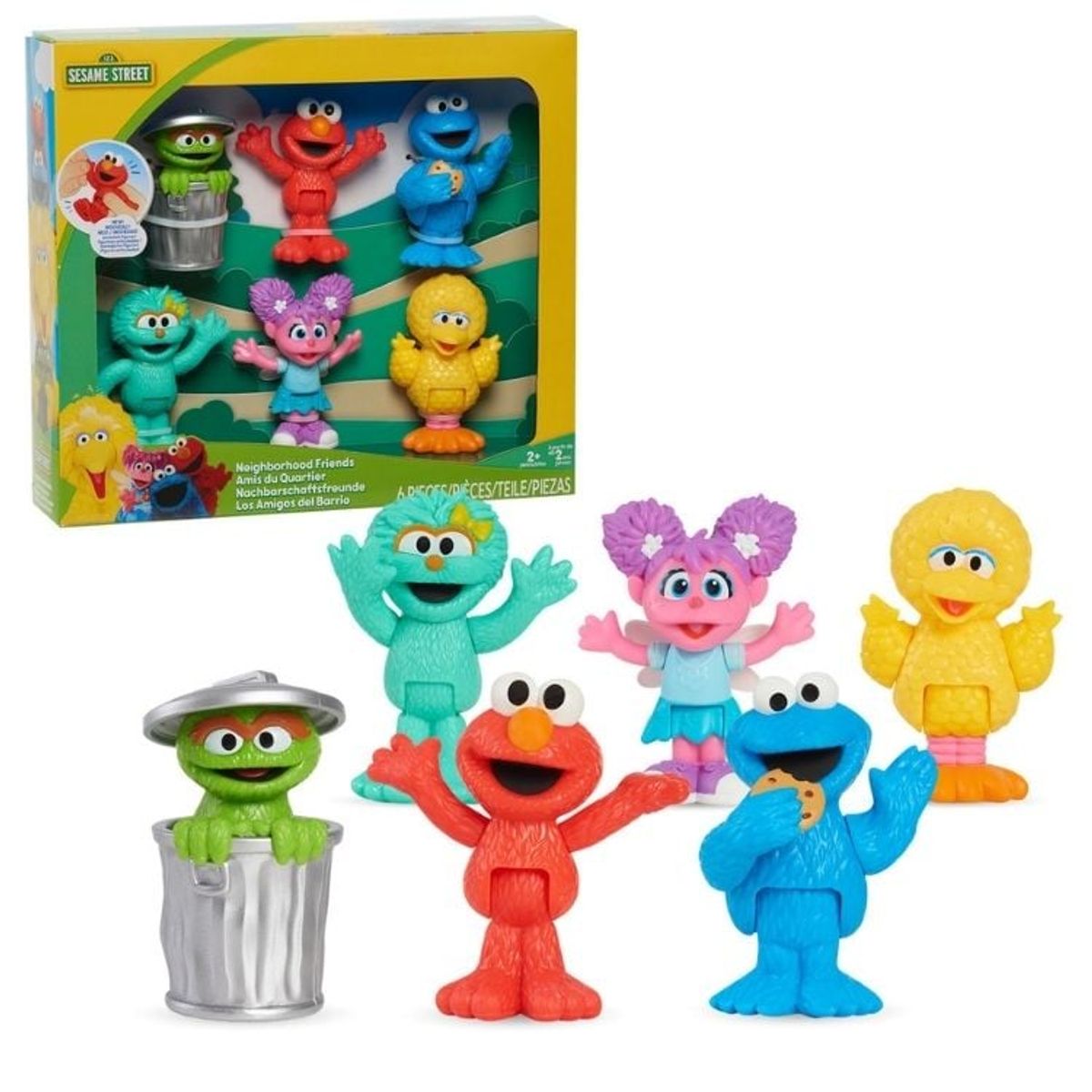 SESAME STREET - SESAME STREET  NEIGHBORHOOD FRIENDS 6 FIGURAS POSABLES