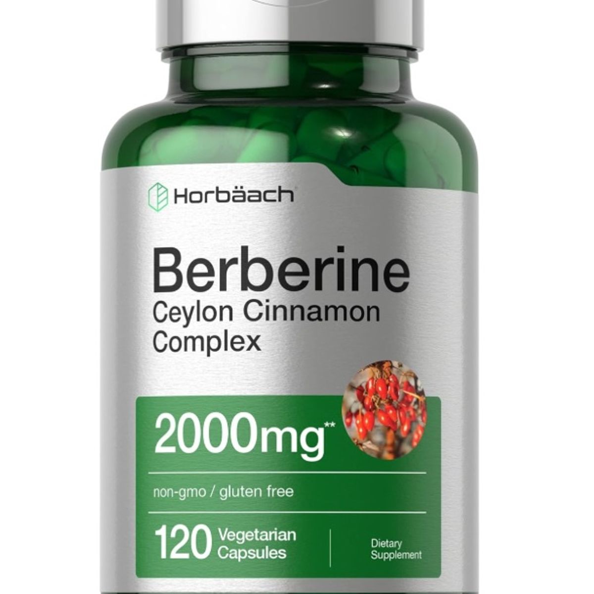 GENERICO - Berberina Con Canela De Ceilán 2000 Mg 120 Cap – Horbäach