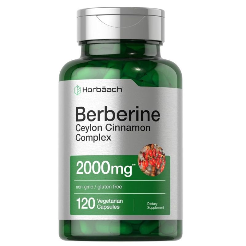 GENERICO - Berberine Con Canela De Ceilán 2000 Mg 120 Cap – Horbäach