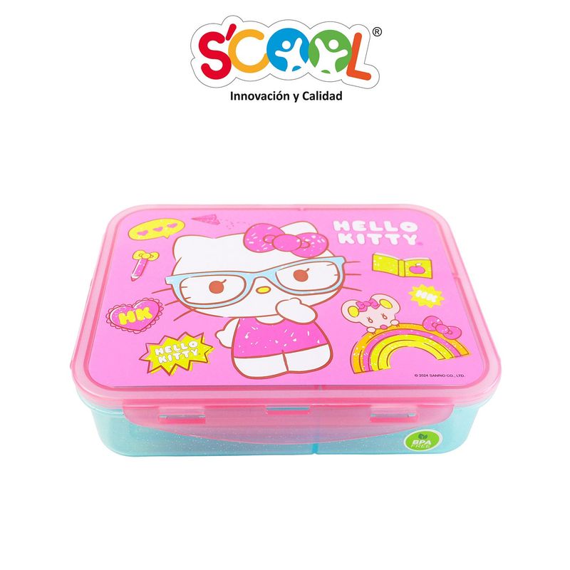 SCOOL - Taper Recto con Broches 1.2 L - Hello Kitty