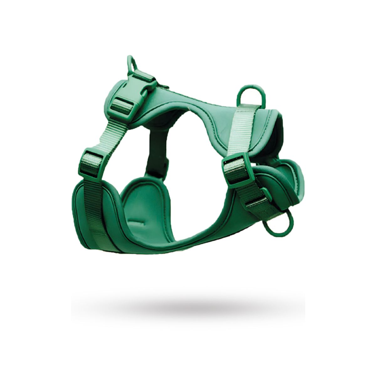 S&T - Pechera Para Perros Nailon Ajustable Verde - Talla M